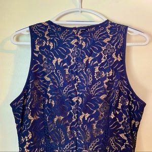 Banana Republic, navy blue lace dress, 10p